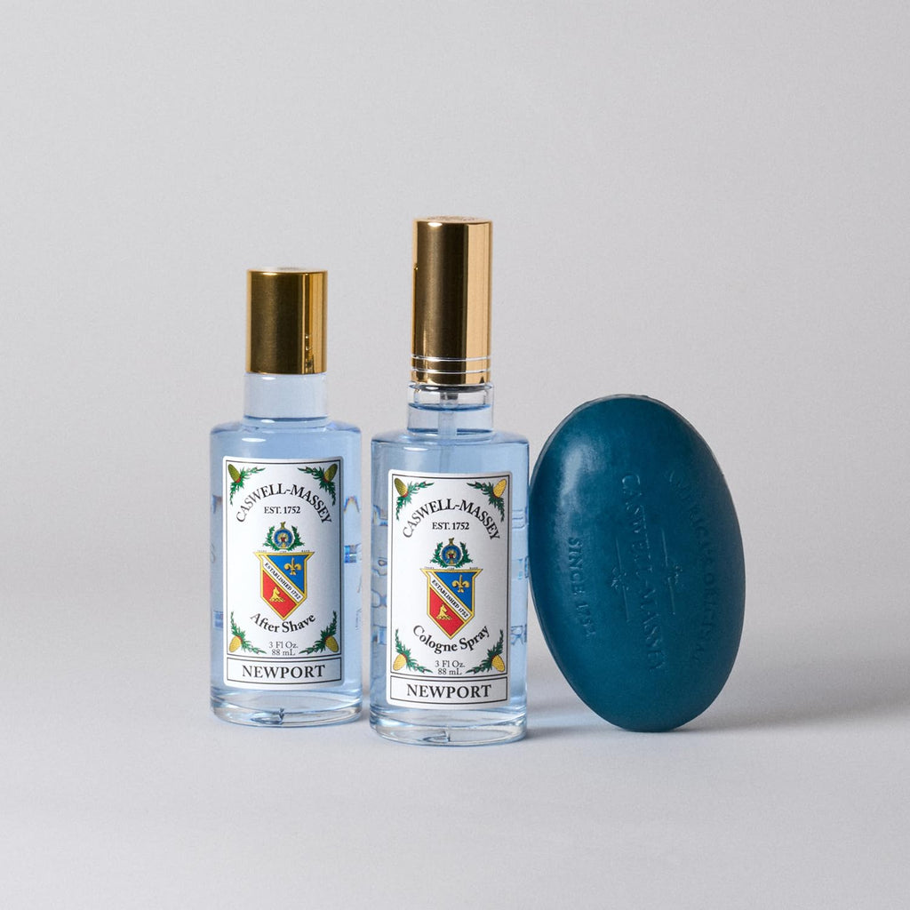 Caswell-Massey Newport Cologne Spray — Seaside Fougère with Mandarin, Balsam & Cedarwood | 0.25 oz Travel Size