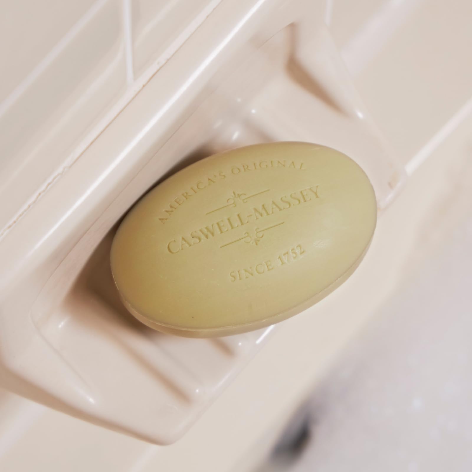 Caswell-Massey ROS Bar Soap for Men — Moisturizing, Triple-Milled, USA-Made 5.8 oz