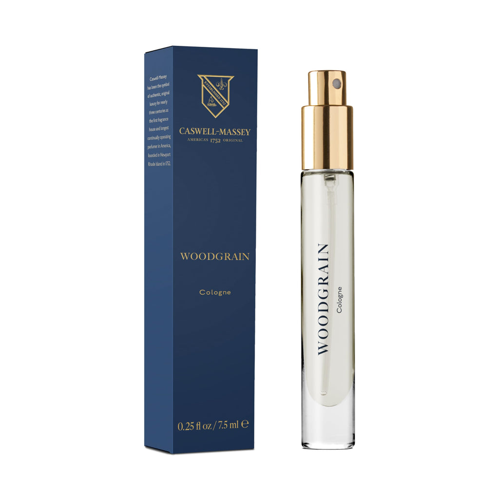 Caswell-Massey Woodgrain Sandalwood Cologne Spray – 0.25 oz Travel Size