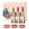 Catkin Lip Balm Color-Changing Tinted Lip Moisturizer — Ultra Hydrating, Vitamin E, 3-Piece Gift Box (C13+C14+C15)