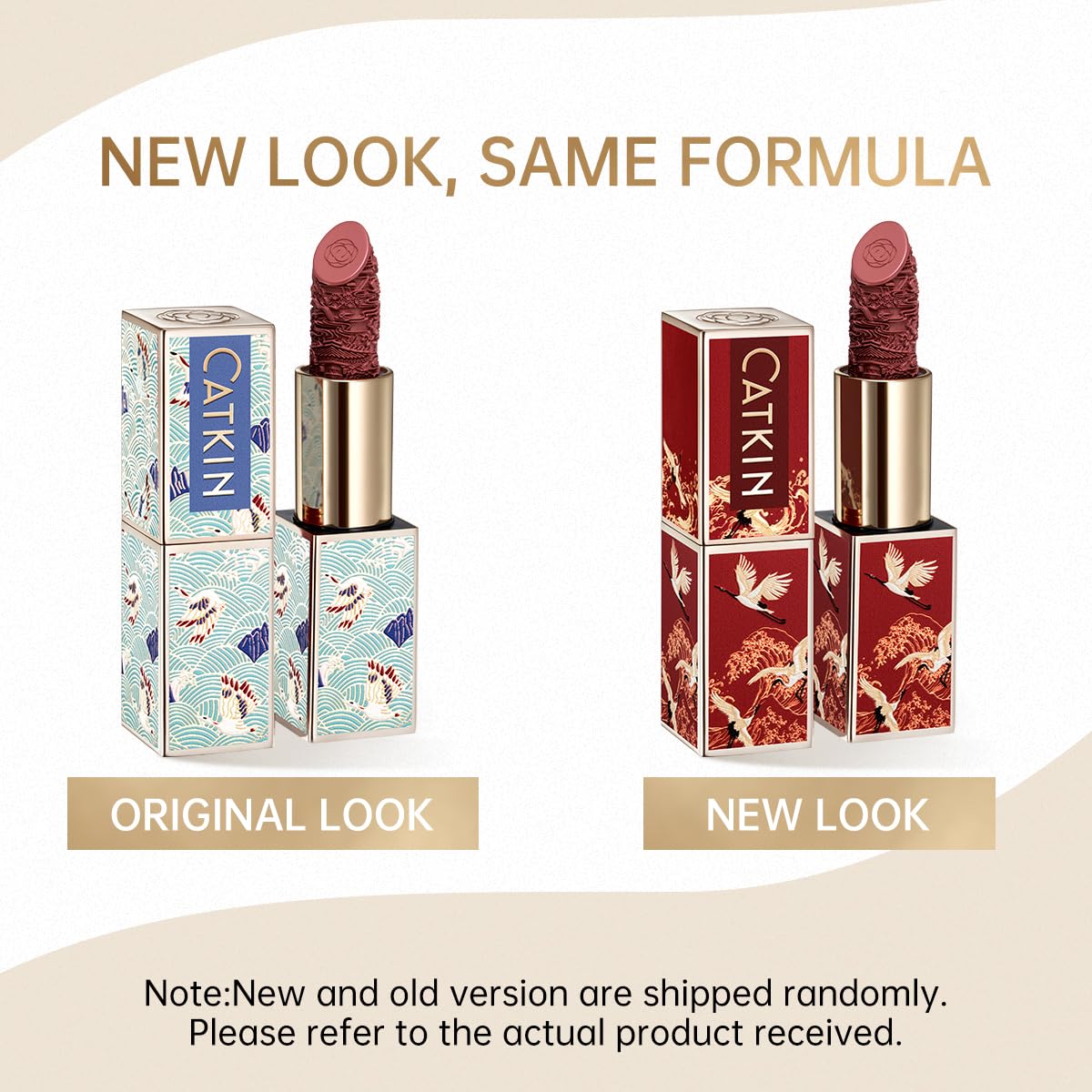 Catkin Moist Lipstick – Hydrating Matte Lip Color with Vitamin E & Avocado Oil (168)