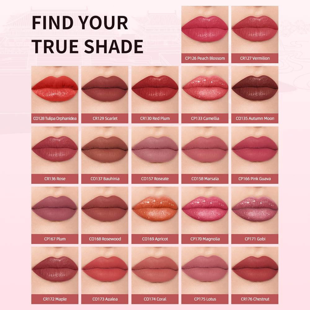 Catkin Moist Lipstick – Hydrating, High-Impact Rose Glow (136)