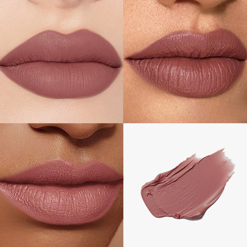 Catkin Moist Lipstick – Hydrating Matte Lip Color with Vitamin E & Avocado Oil (168)