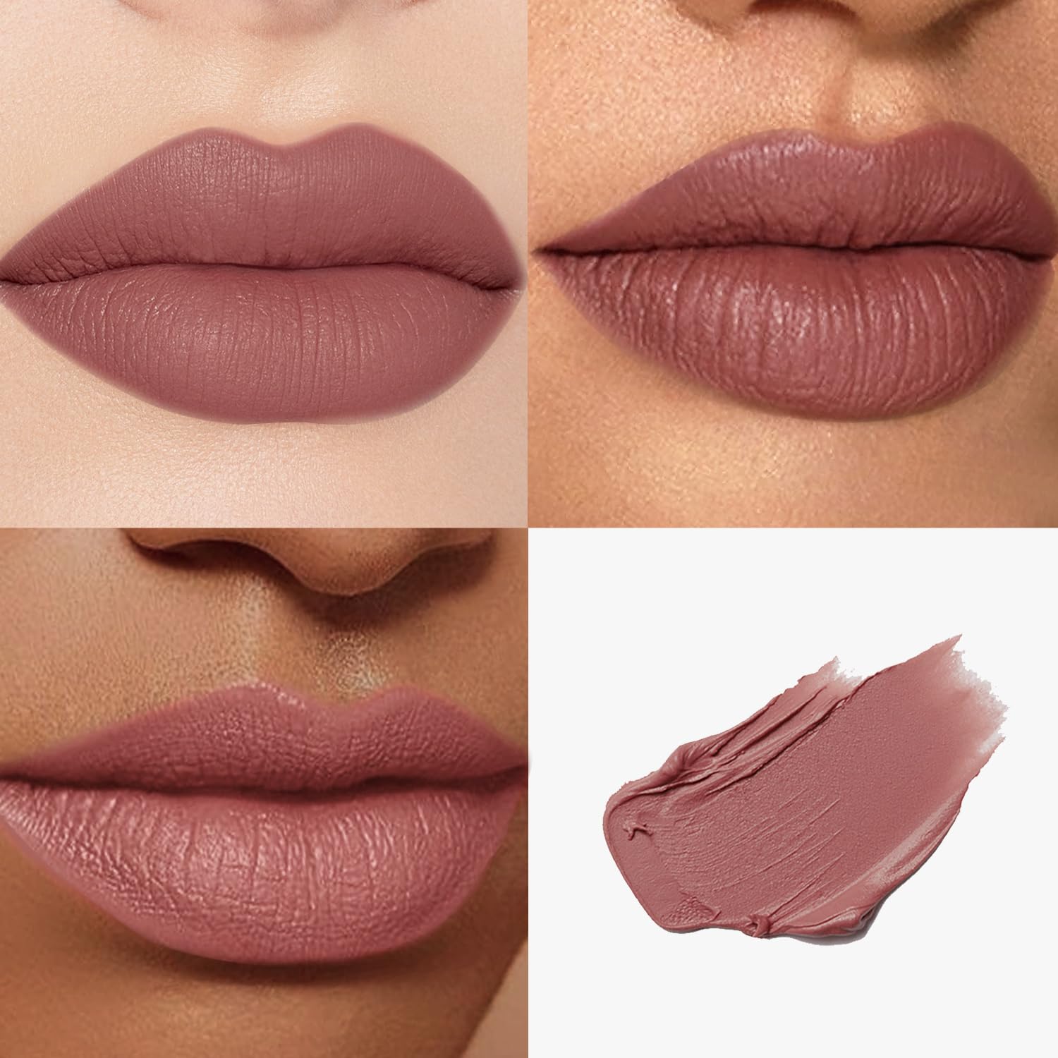 Catkin Moist Lipstick – Hydrating Matte Lip Color with Vitamin E & Avocado Oil (168)