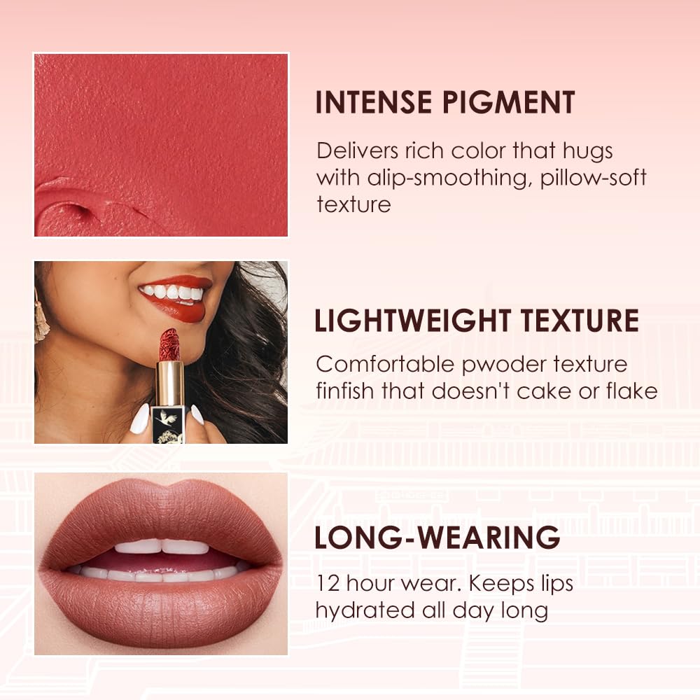Catkin Rouge Matte Lipstick – Nude, Waterproof & Long-Lasting (CO137)
