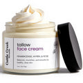 Cattle Creek Mercantile Whipped Tallow Face Moisturizer | Grass-Fed Tallow + Sweet Almond, Myrrh & Frankincense (4 oz)