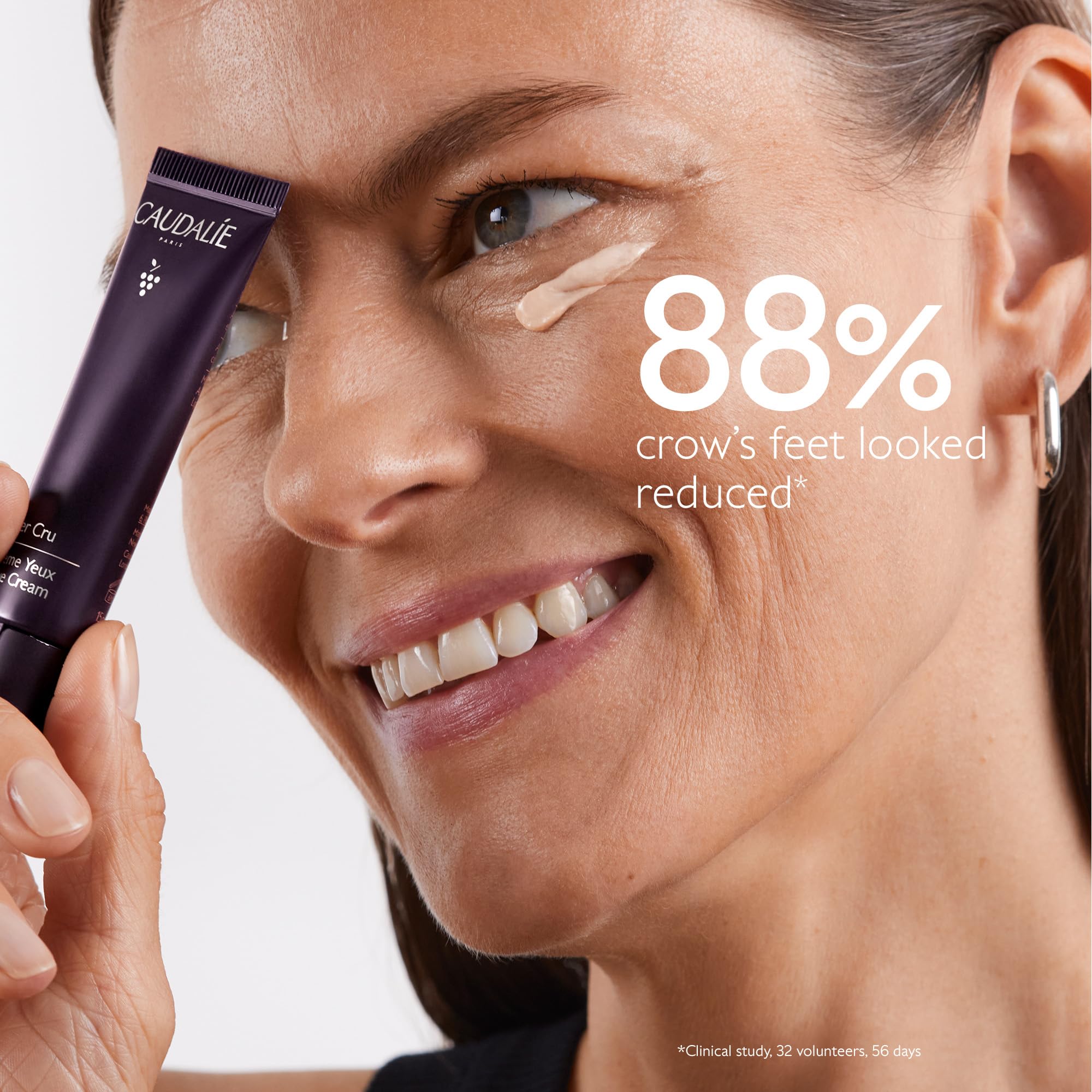 Caudalie Premier Cru Anti-Aging Eye Cream for Fine Lines and Wrinkles – 15 mL