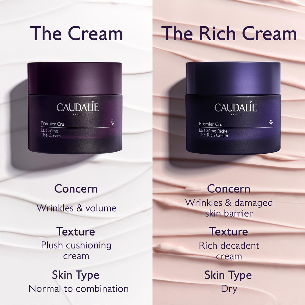 Caudalie Premier Cru Anti-Aging Cream Moisturizer – 50 mL Refillable Jar