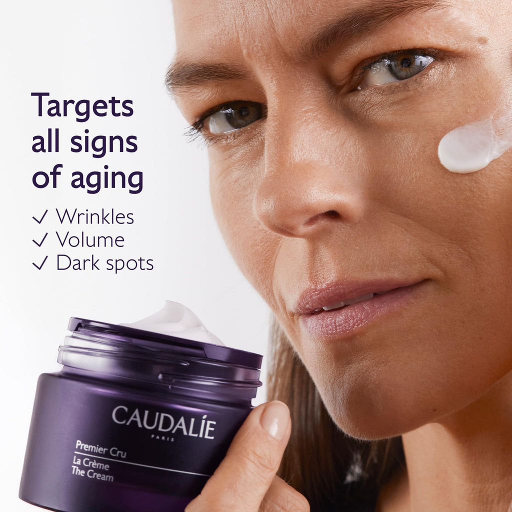 Caudalie Premier Cru Anti-Aging Cream Moisturizer – 50 mL Refillable Jar