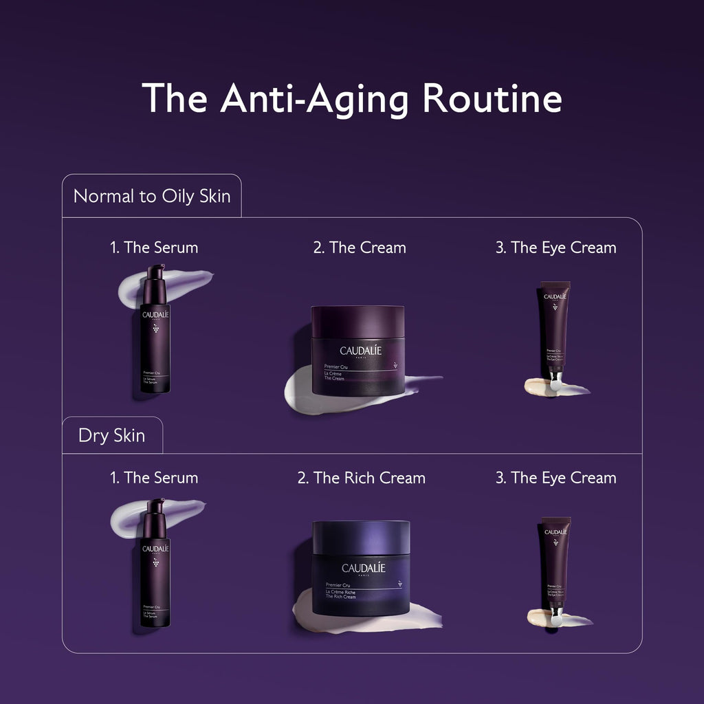 Caudalie Premier Cru The Rich Cream | Refillable Rich Moisturizer 50 mL