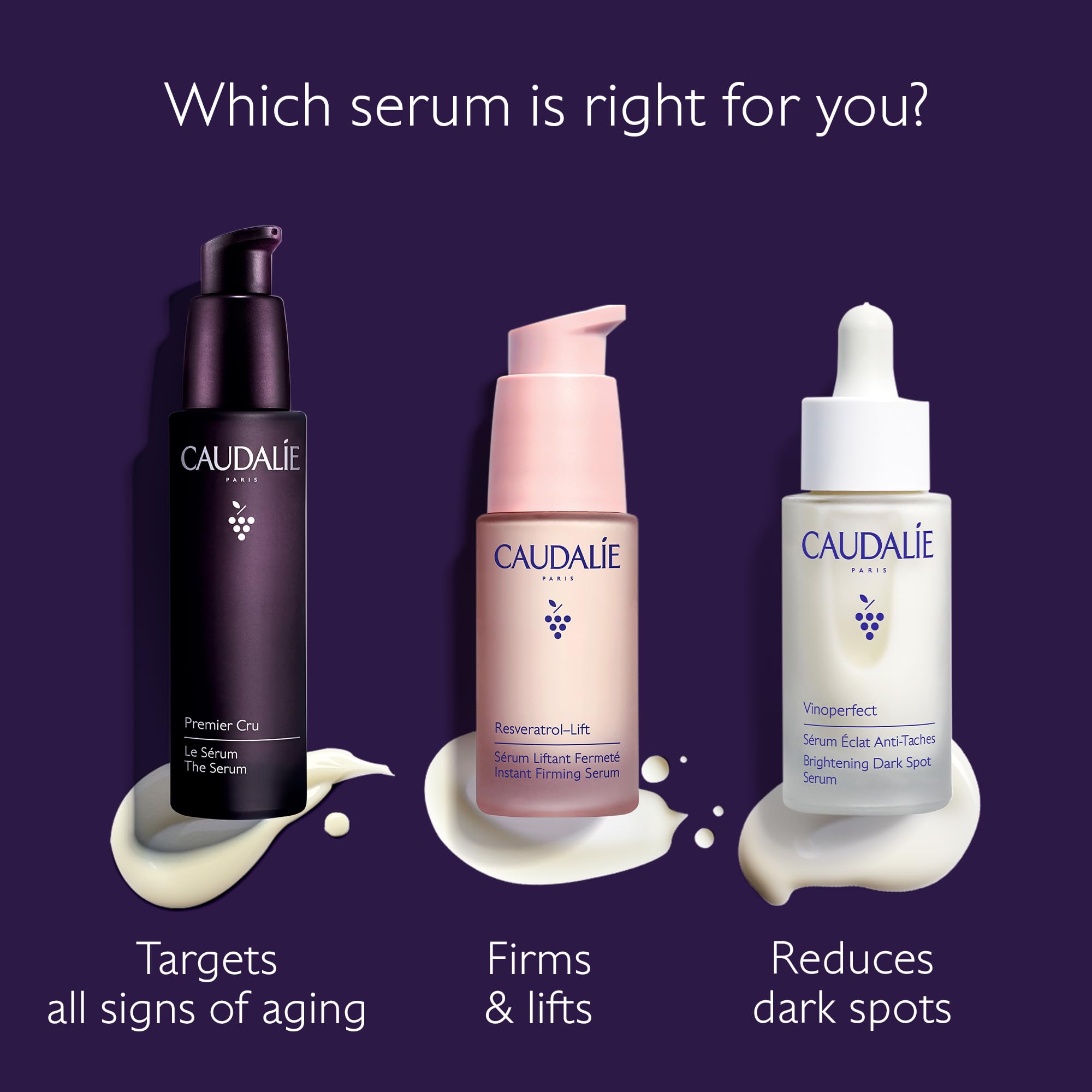 Caudalie Premier Cru Anti-Aging Serum with Niacinamide and Hyaluronic Acid – 30 mL