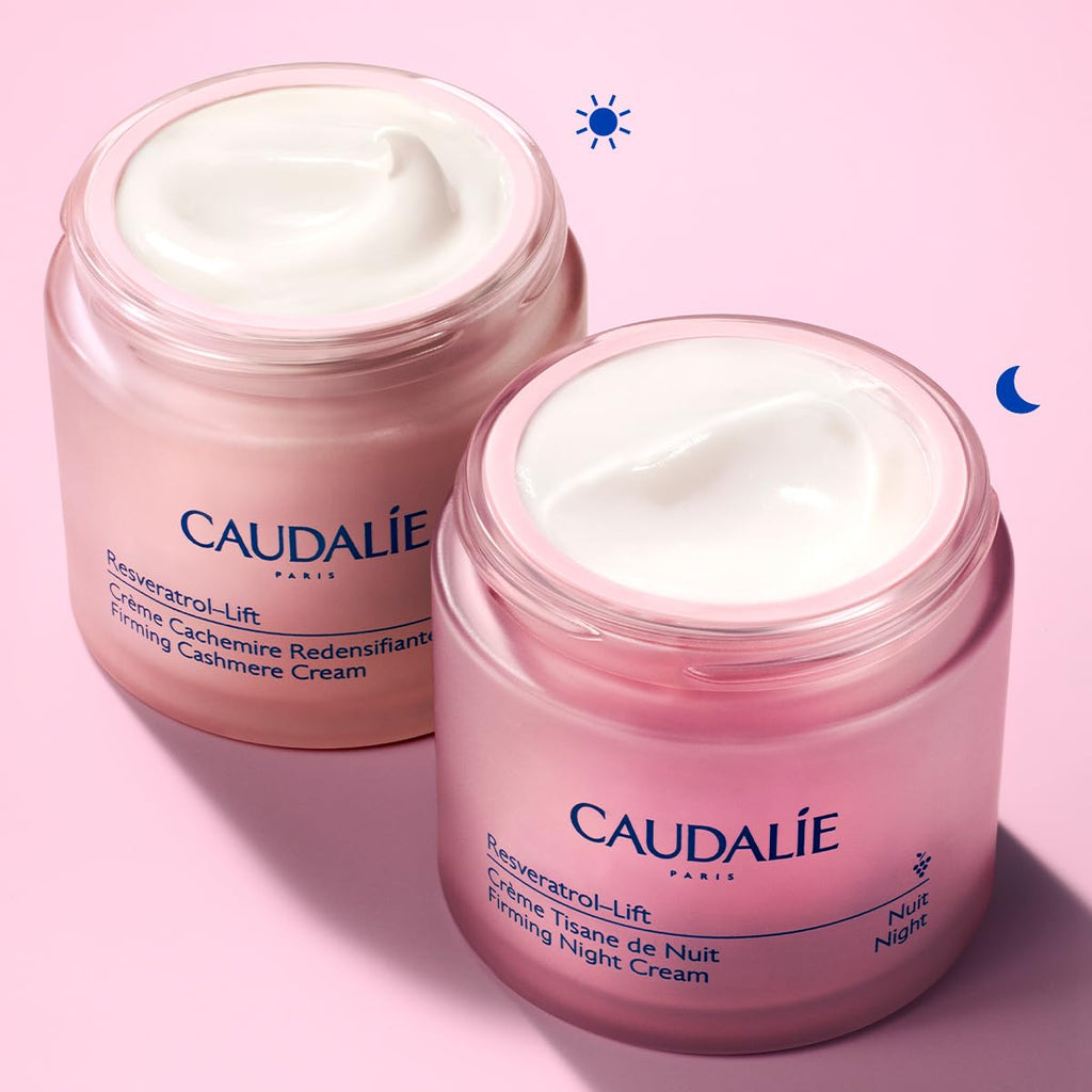 Caudalie Resveratrol-Lift Night Cream – Retinol-Alternative Firming, Refillable 50 mL