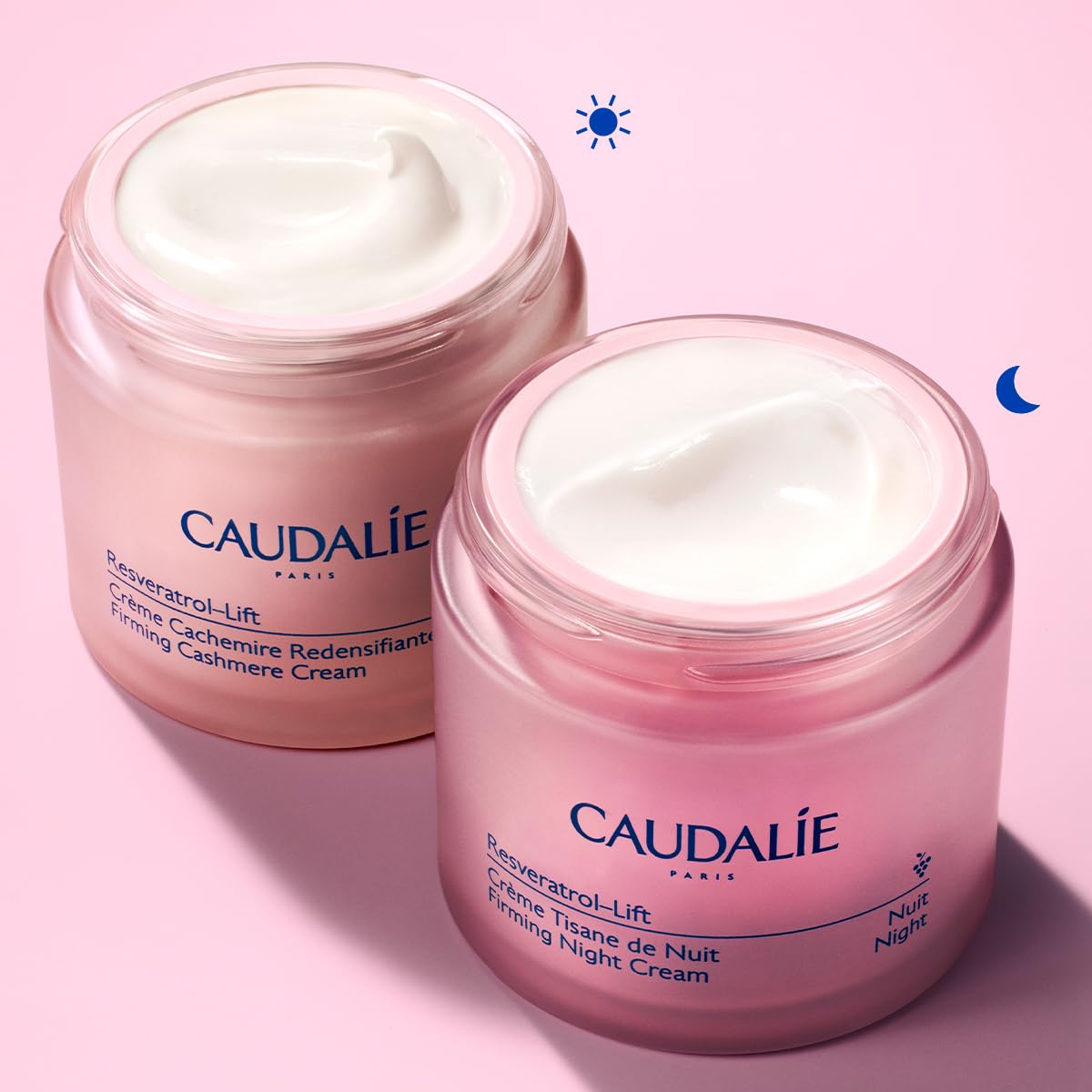 Caudalie Resveratrol-Lift Night Cream – Retinol-Alternative Firming, Refillable 50 mL