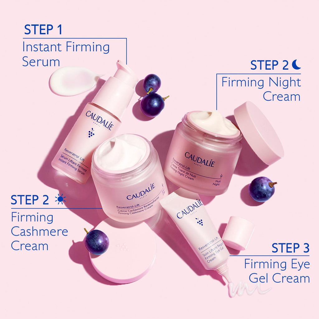 Caudalie Resveratrol-Lift Firming Cashmere Cream – Retinol Alternative, 50 mL (Refillable Jar)