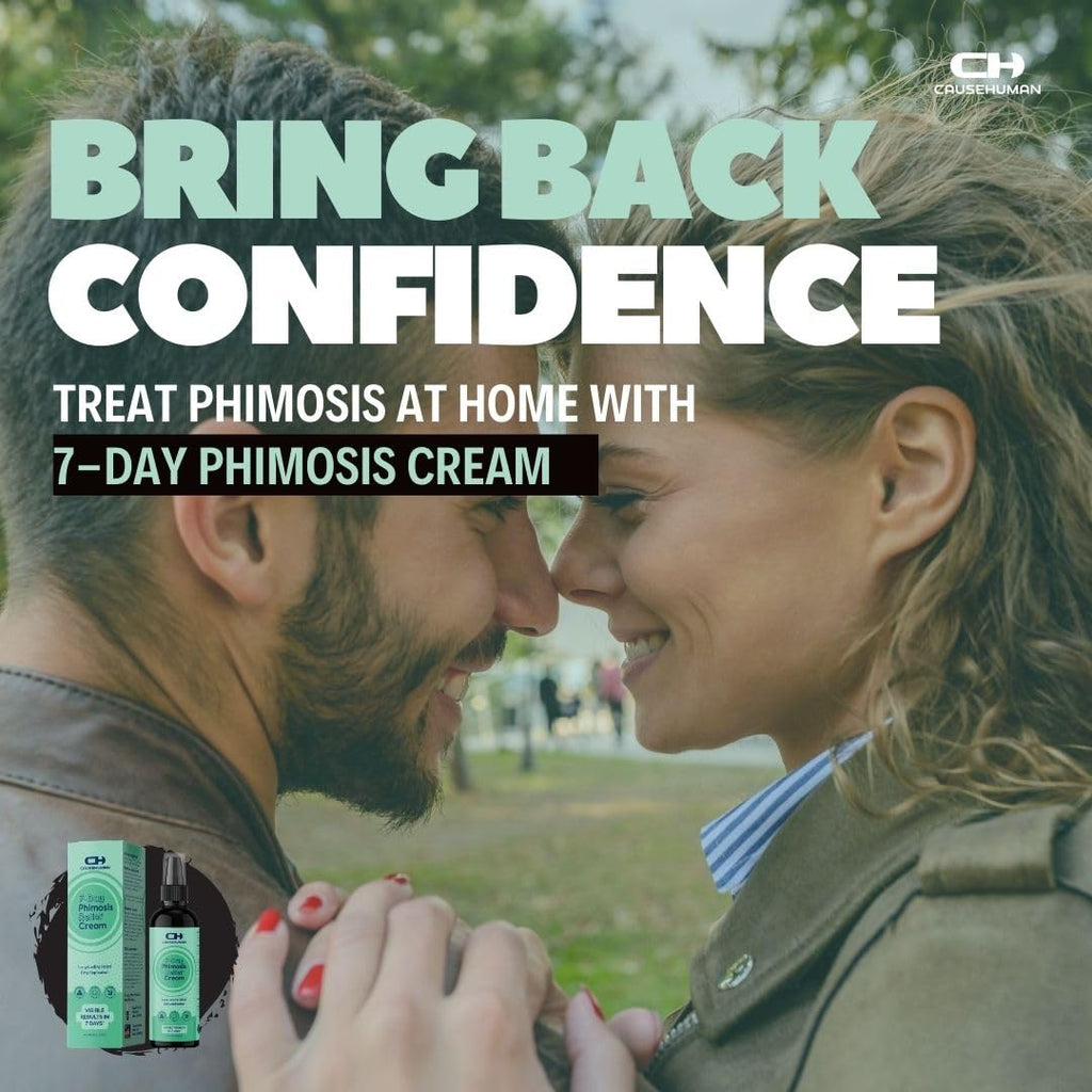 Cause Human 7-Day Phimosis Cream – Steroid-Free Relief at Home (90 g)