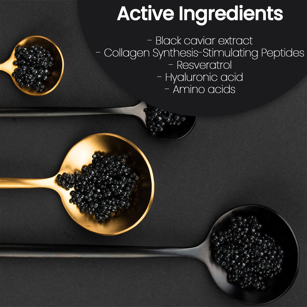 Caviar Face Moisturizer Regenerate Cream – Anti-Aging with Hyaluronic Acid & Resveratrol | 1.6 oz | Caviar of Switzerland