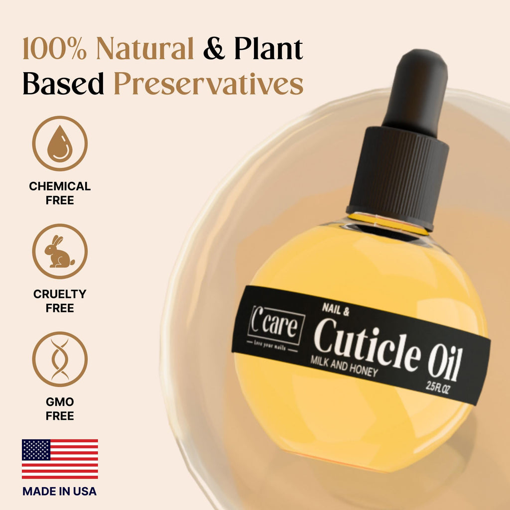 C CARE Cuticle Oil for Nails – Milk & Honey Overnight Nourishment