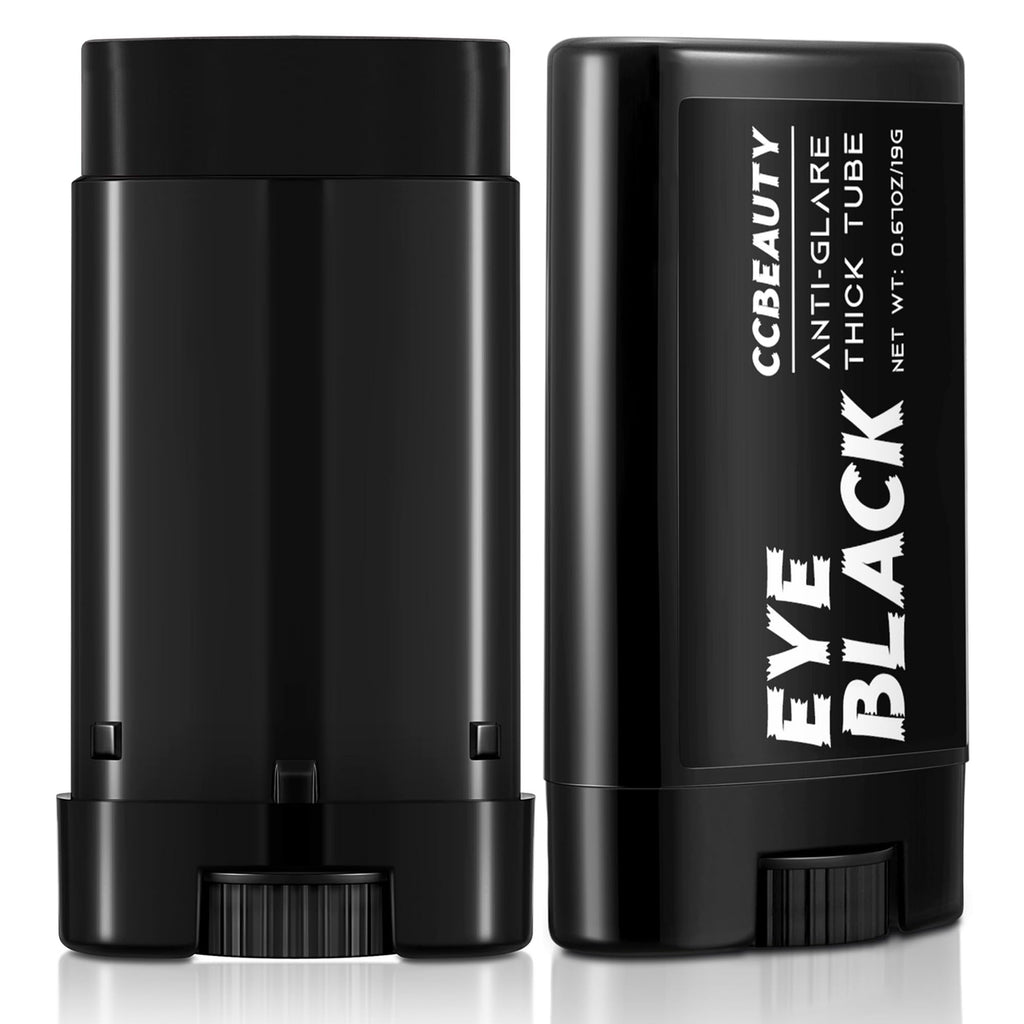 CCbeauty 2 Pack Eye Black Sticks – Sweatproof Eyeblack for Baseball & Football