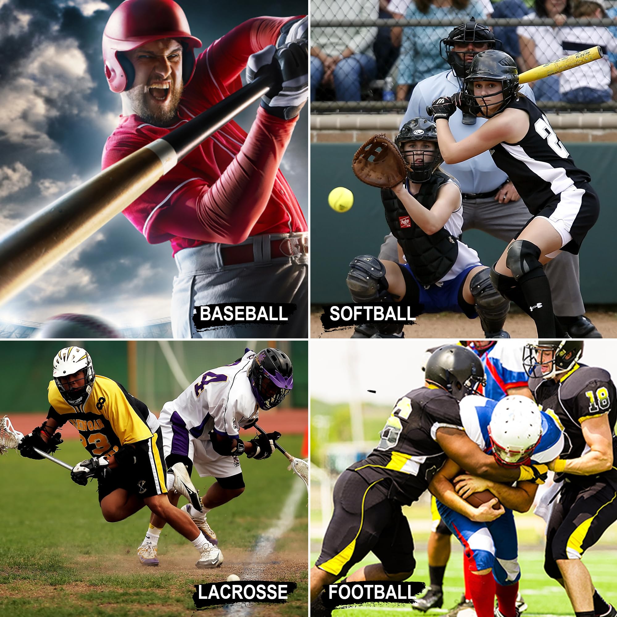 CCbeauty 2 Pack Eye Black Sticks – Sweatproof Eyeblack for Baseball & Football