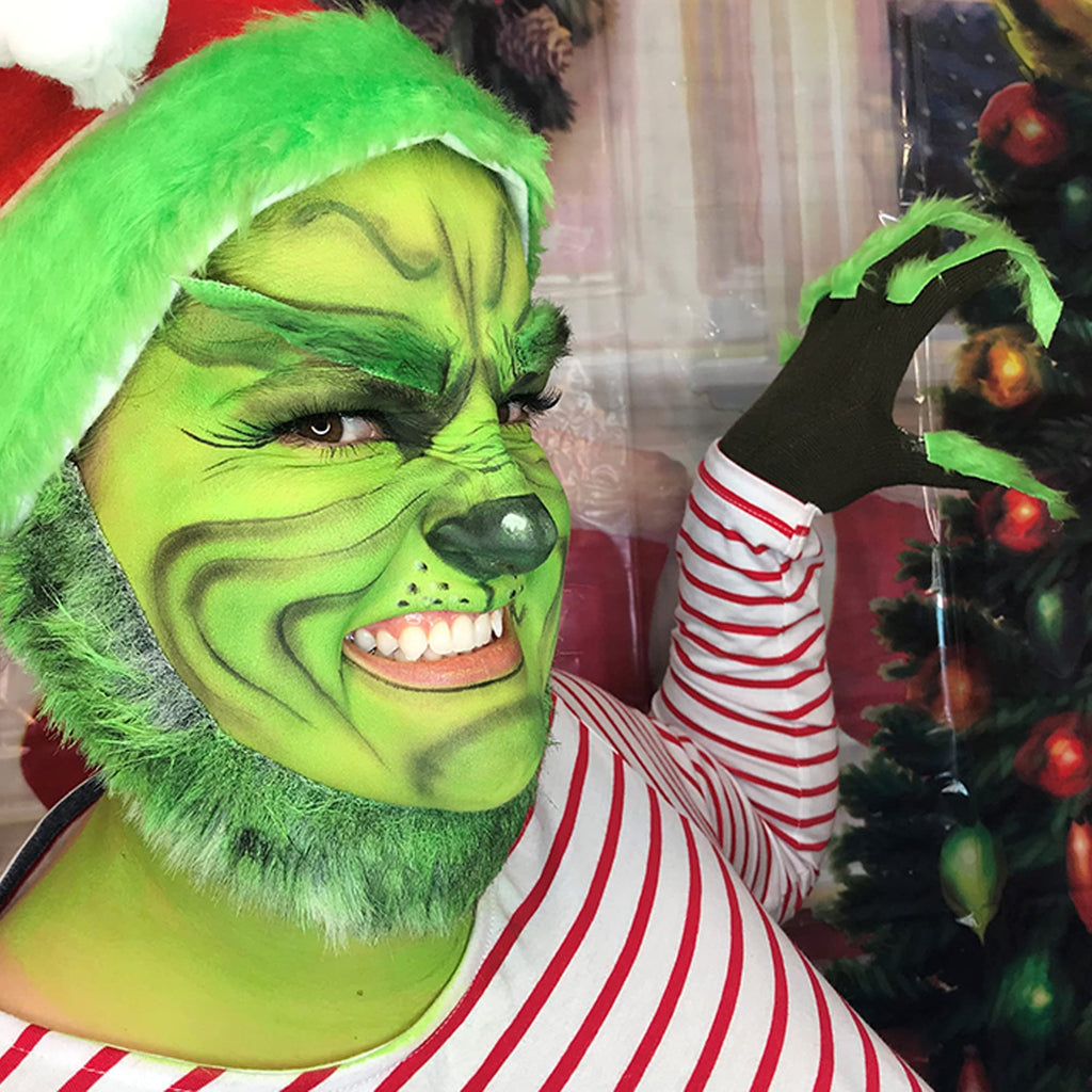 CCbeauty Light Green Witch Face Paint Stick – Non-Toxic SFX Makeup for Halloween & Cosplay