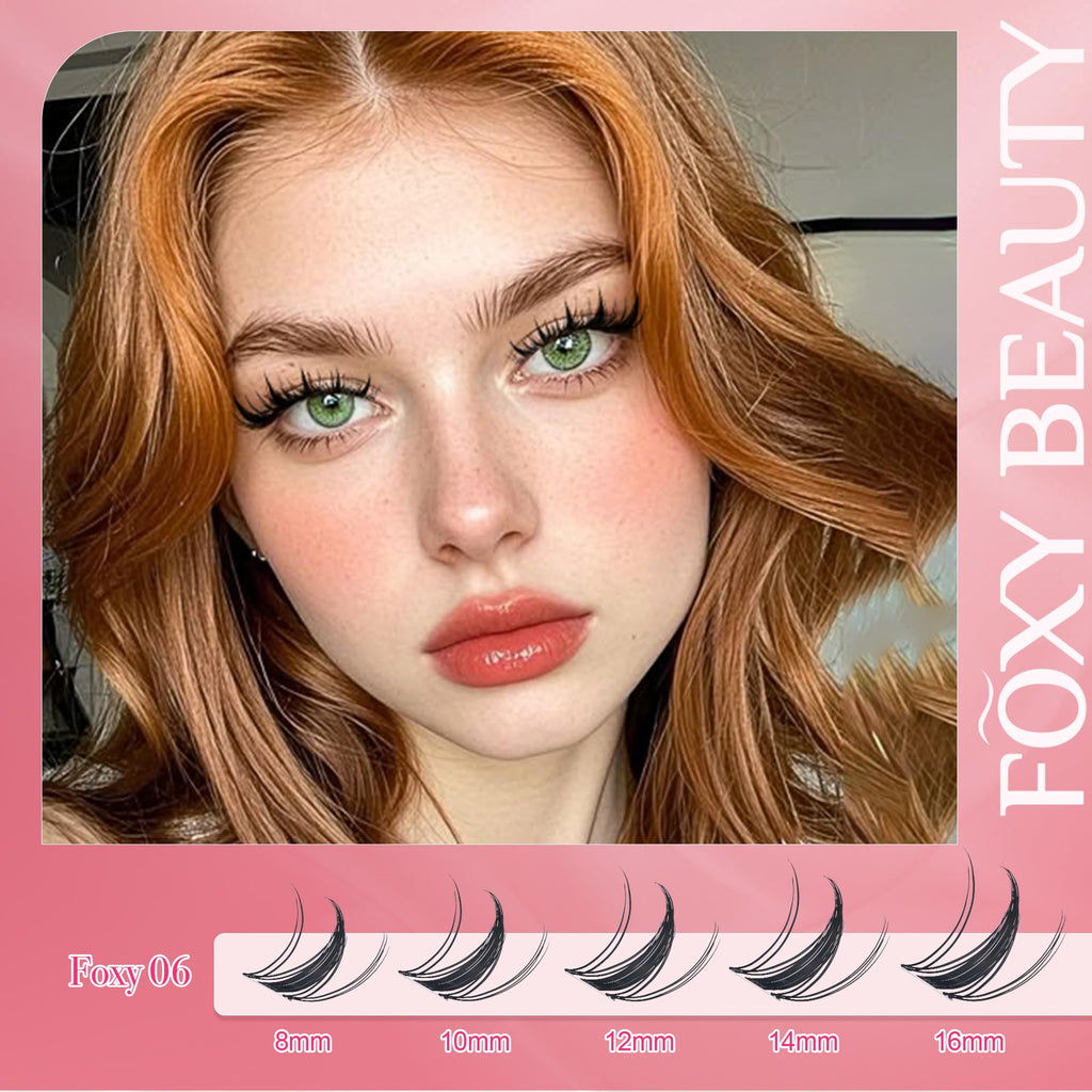 CCODDY Lash Clusters Kit – 360 Pcs Wide-Band Lashes (8–16mm) DIY at Home