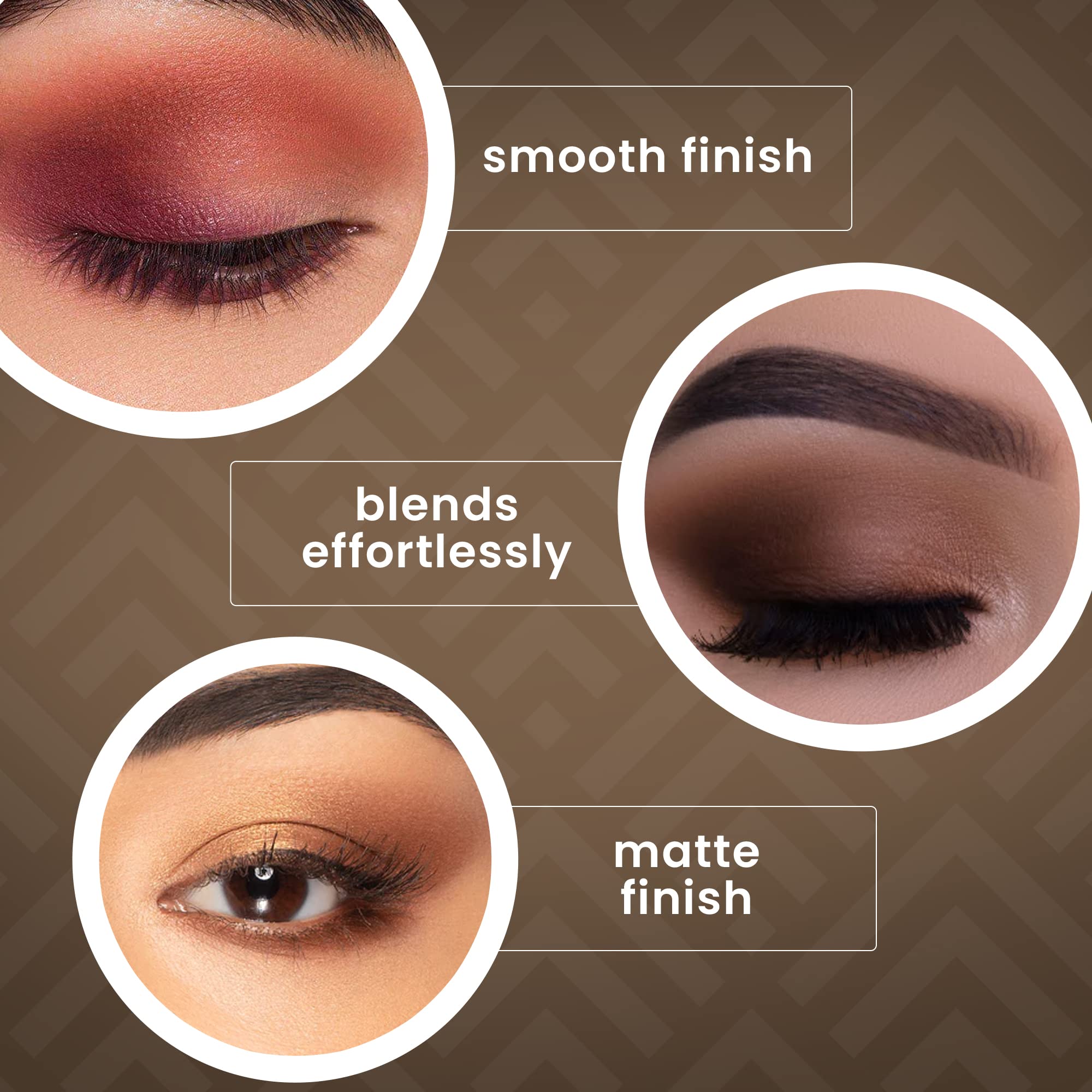 Ccolor Cosmetics - Matte Natural 9-Color Eyeshadow Palette | Neutral Matte Finish, Long-Wearing Pigment