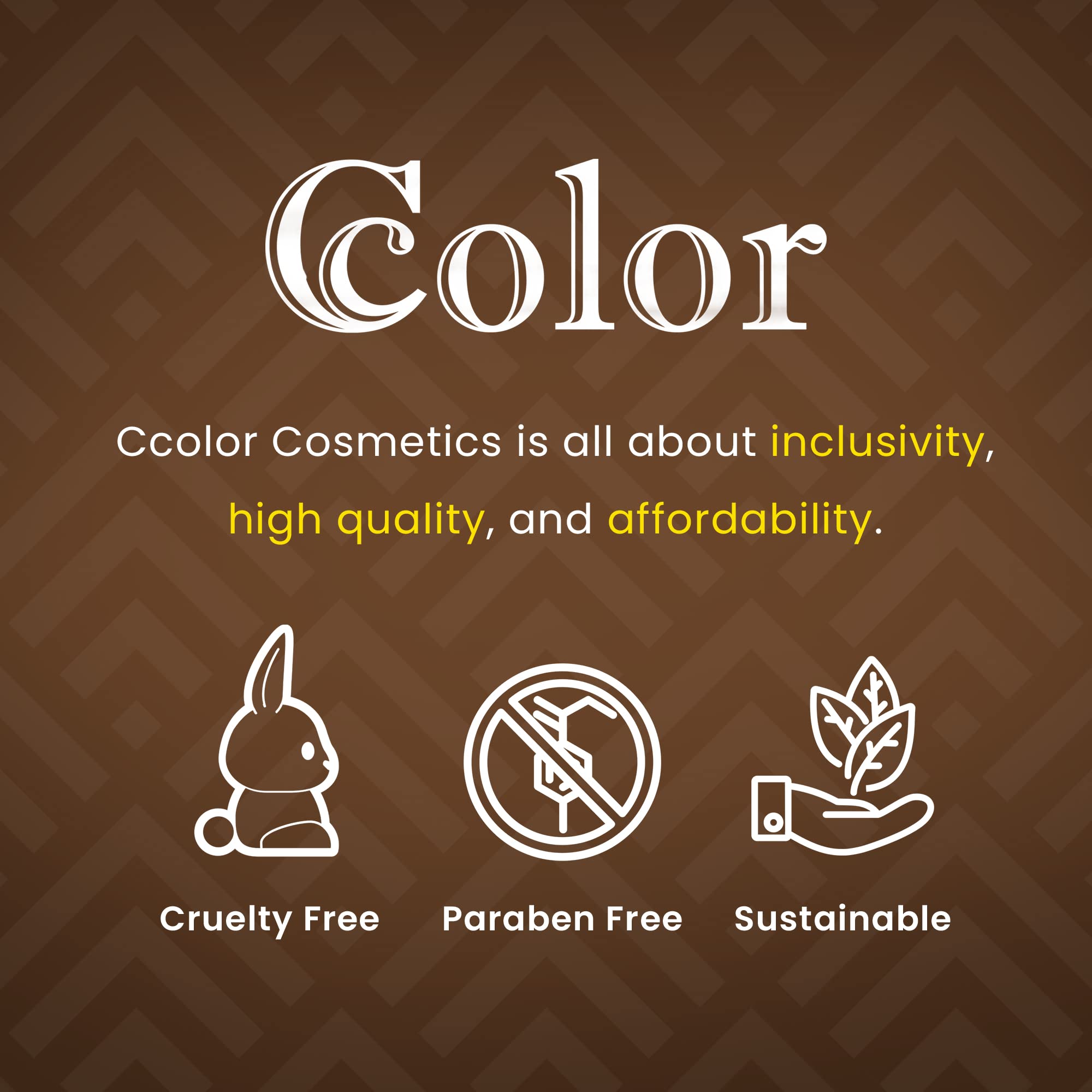 Ccolor Cosmetics - Matte Natural 9-Color Eyeshadow Palette | Neutral Matte Finish, Long-Wearing Pigment