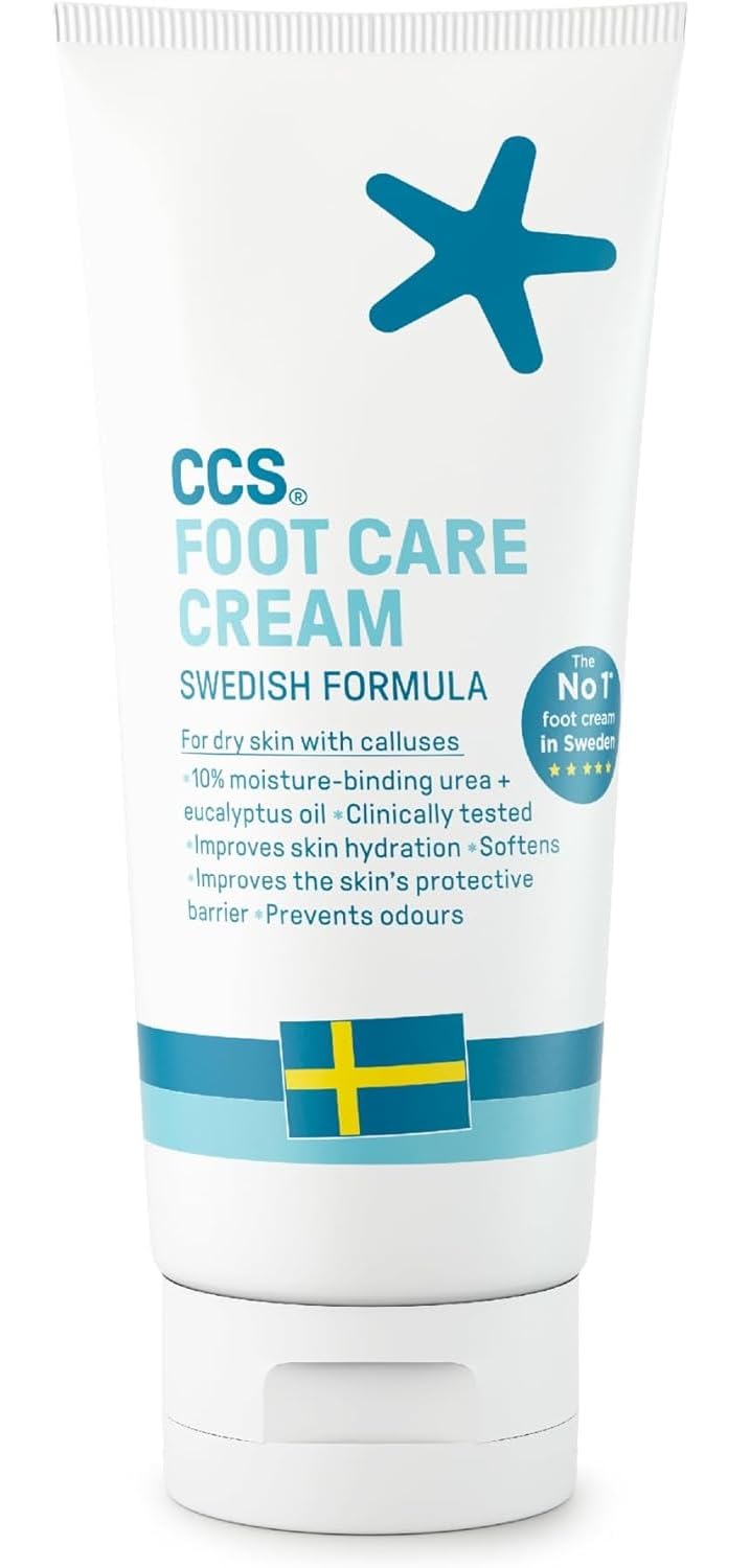 CCS Footcare Cream 175ml – Pack of 2 | Hydrating Foot Care for Dry Skin