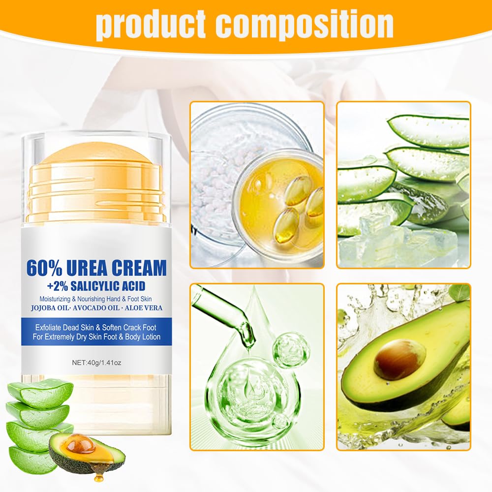 Cecurpo 60% Urea Hydrating Foot Cream - Deep Moisture & Anti-Cracking (2025)
