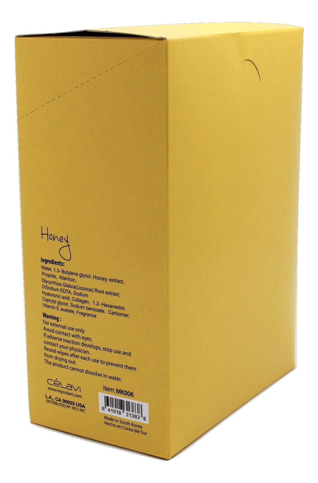 Celavi Essence Honey Facial Mask – Moisturizing Sheet Mask (24 Pack)