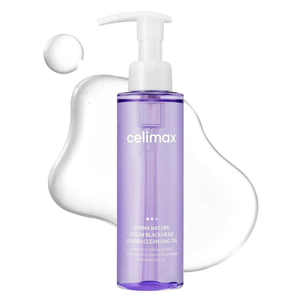Celimax Derma Nature Fresh Blackhead Jojoba Cleansing Oil | Light, Non-Greasy Makeup Remover 150ml