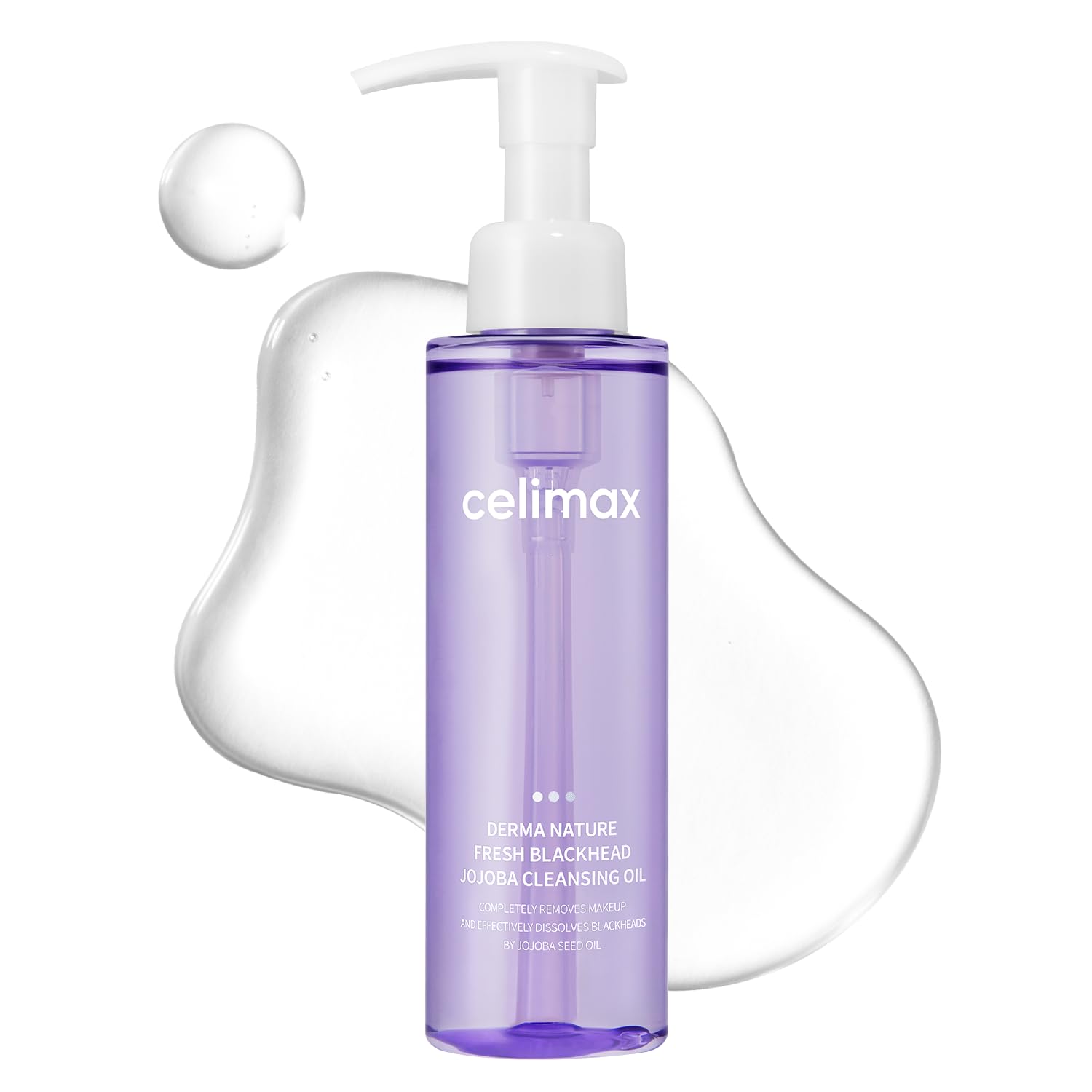 Celimax Derma Nature Fresh Blackhead Jojoba Cleansing Oil | Light, Non-Greasy Makeup Remover 150ml