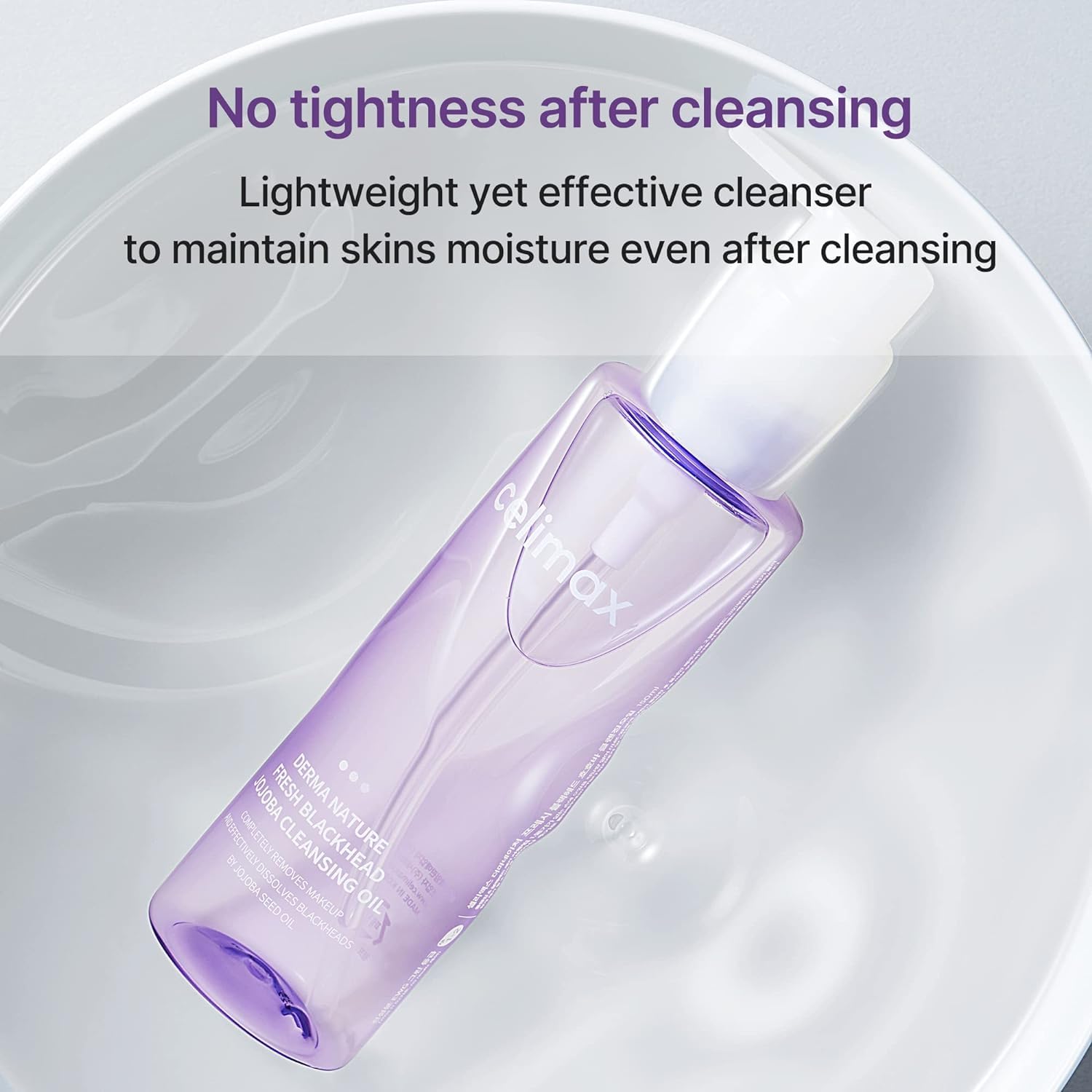 Celimax Derma Nature Fresh Blackhead Jojoba Cleansing Oil | Light, Non-Greasy Makeup Remover 150ml