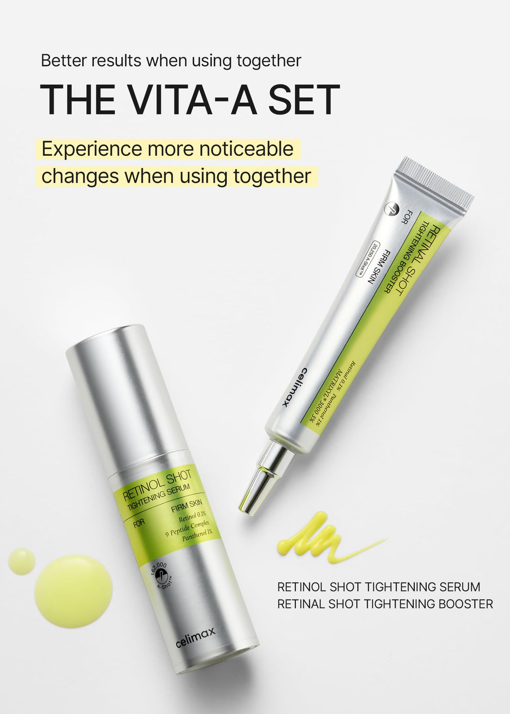 Celimax The Vita A Retinol Shot Tightening Serum | Pure Vitamin A Retinol, Peptide, Pore Minimizer