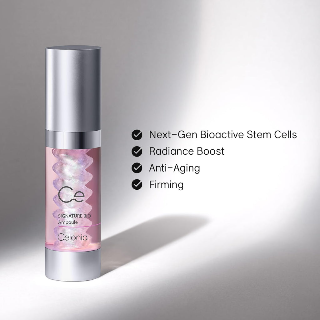 CELINO CELONIA Signature Bio Ampoule – Stem Cell Face Serum for Anti-Aging & Radiance | 35ml