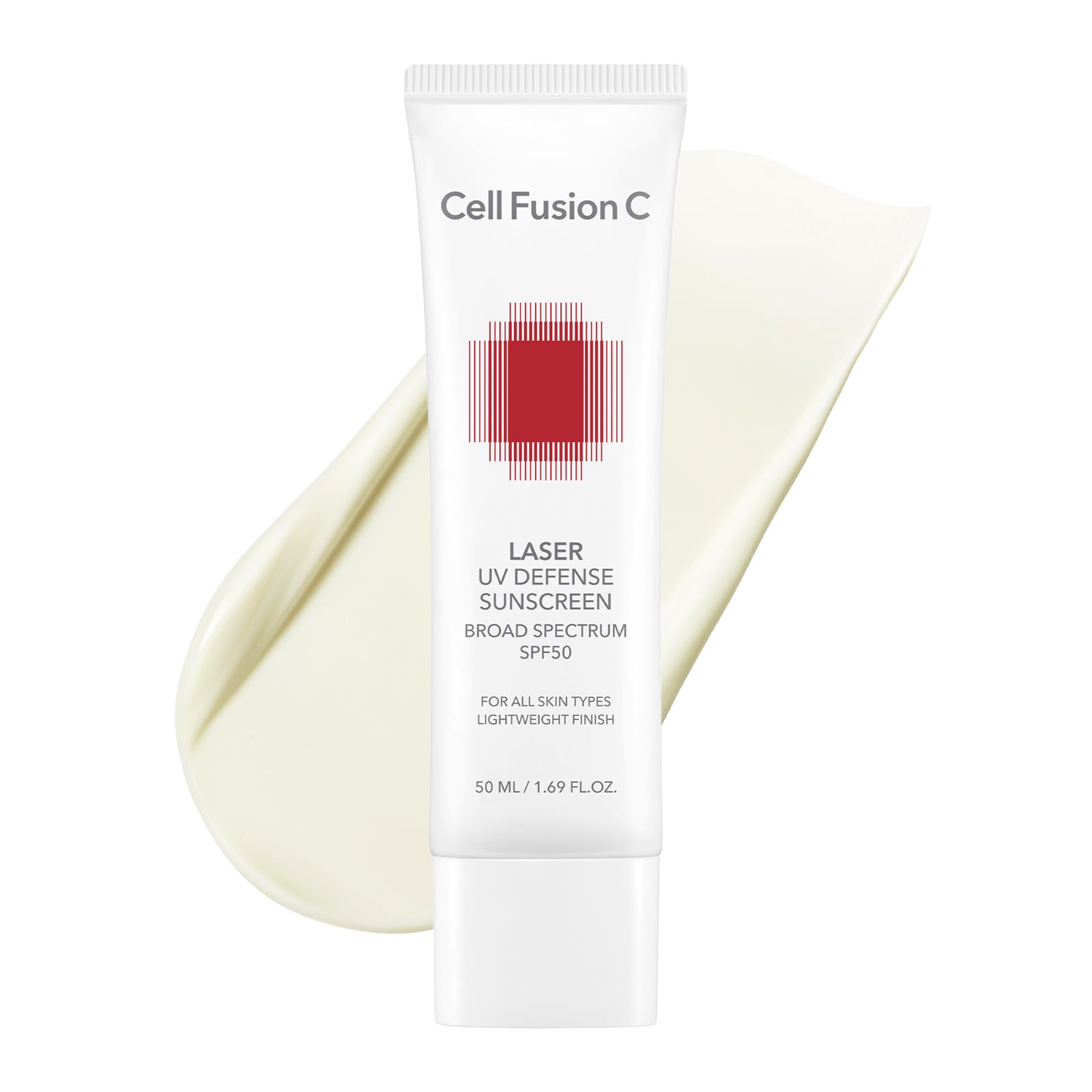 Cell Fusion C Laser UV Defense SPF 50 Sunscreen – PDRN & 6 Ceramides, Soft Matte Finish, 50 ml