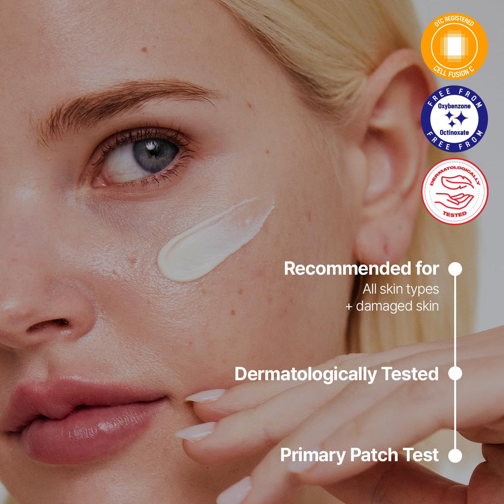 Cell Fusion C Laser UV Defense SPF 50 Sunscreen – PDRN & 6 Ceramides, Soft Matte Finish, 50 ml