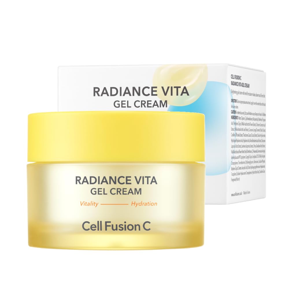 Cell Fusion C Radiance Vita Gel Cream — Hydrating Vitamin Gel with Hyaluronic Acid