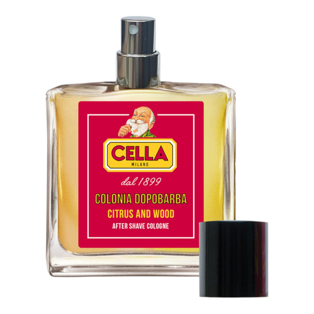 Cella Milano Aftershave Spray - Citrus & Wood, 100ml Glass Bottle