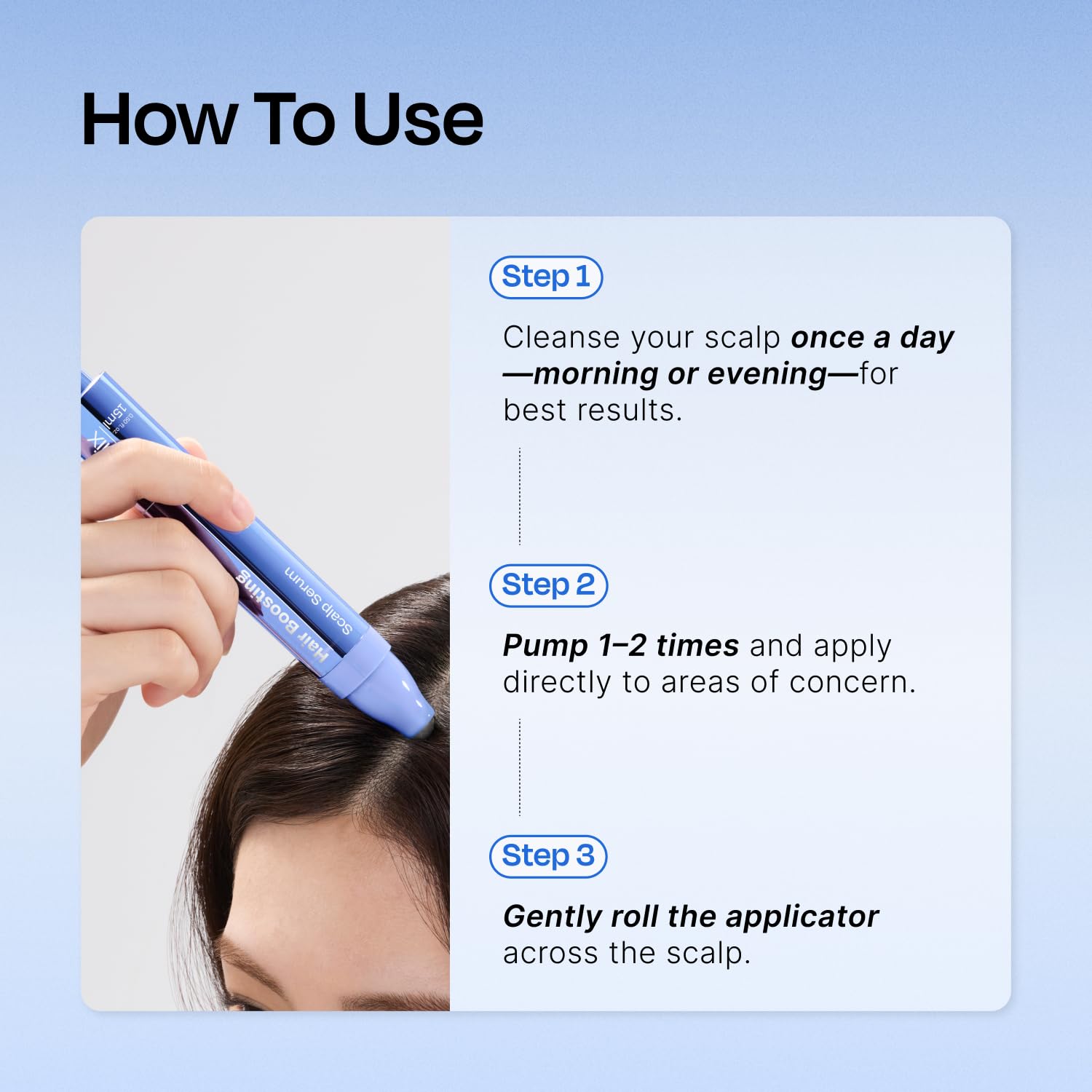 Celladix Hair Boosting Scalp Serum – Roll-On Tonic with Rosemary, Biotin & Hyaluronic Acid