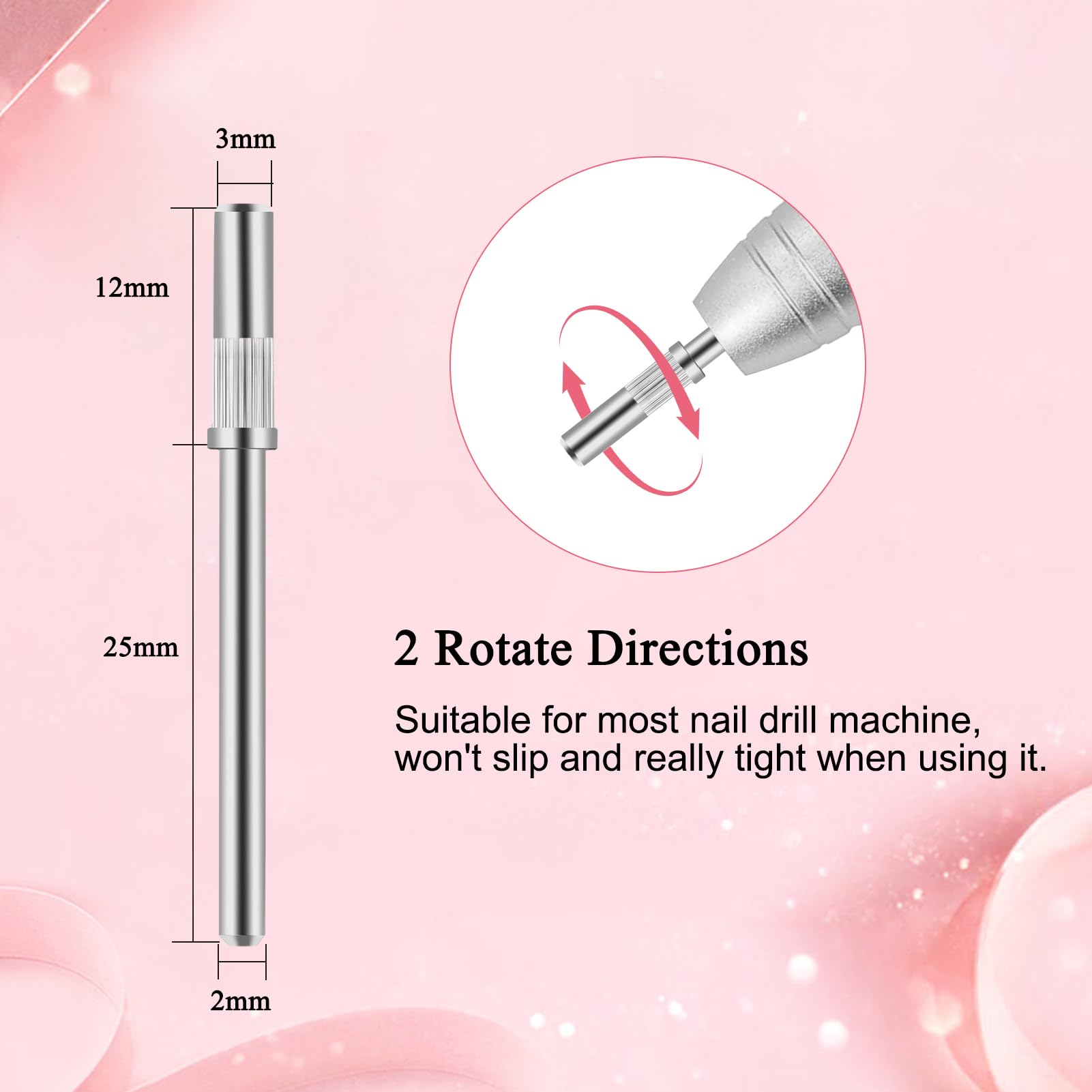 Cellentool 200 Pcs Small Sanding Bands with 3.1mm Mandrel Bit — 150/180/240 Grits for Acrylic & Gel Manicures