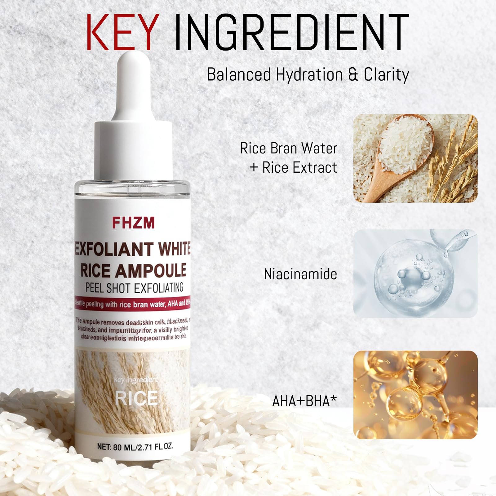 CellJuvMax 2PCS Rice Exfoliating Ampoule Set – Dual Brightening & Hydration