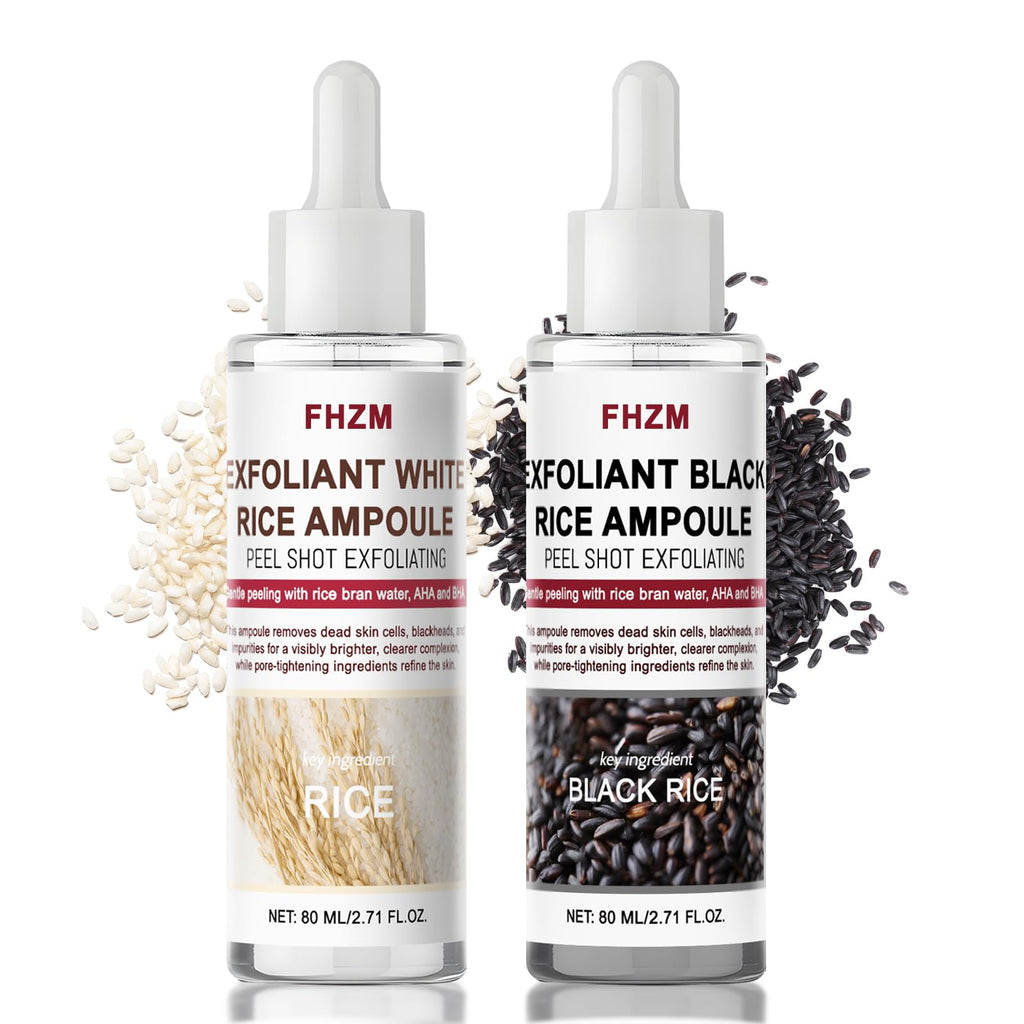 CellJuvMax 2PCS Rice Exfoliating Ampoule Set – Dual Brightening & Hydration