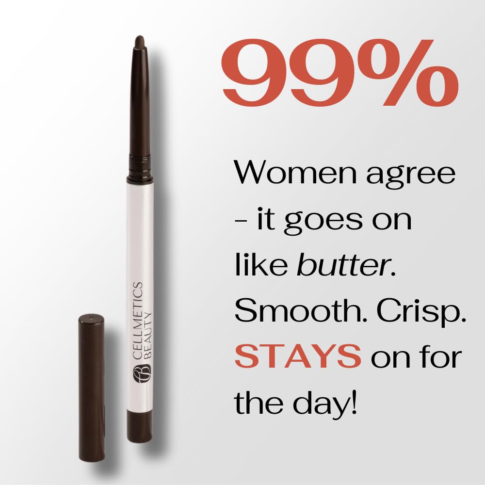 CELLMETICS Beauty Long-Wear Cream Eyeliner - Cold Brown (2) - Water-Resistant and Smudge-Proof