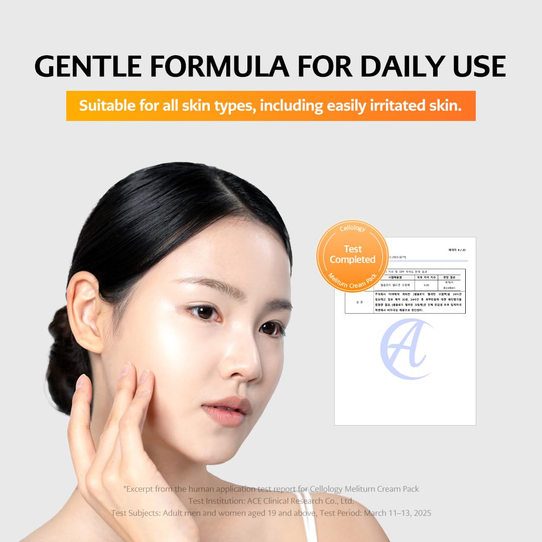 CELLOLOGY Meliturn Cream Pack – Nourishing Daily Mask for Radiance & Even Tone