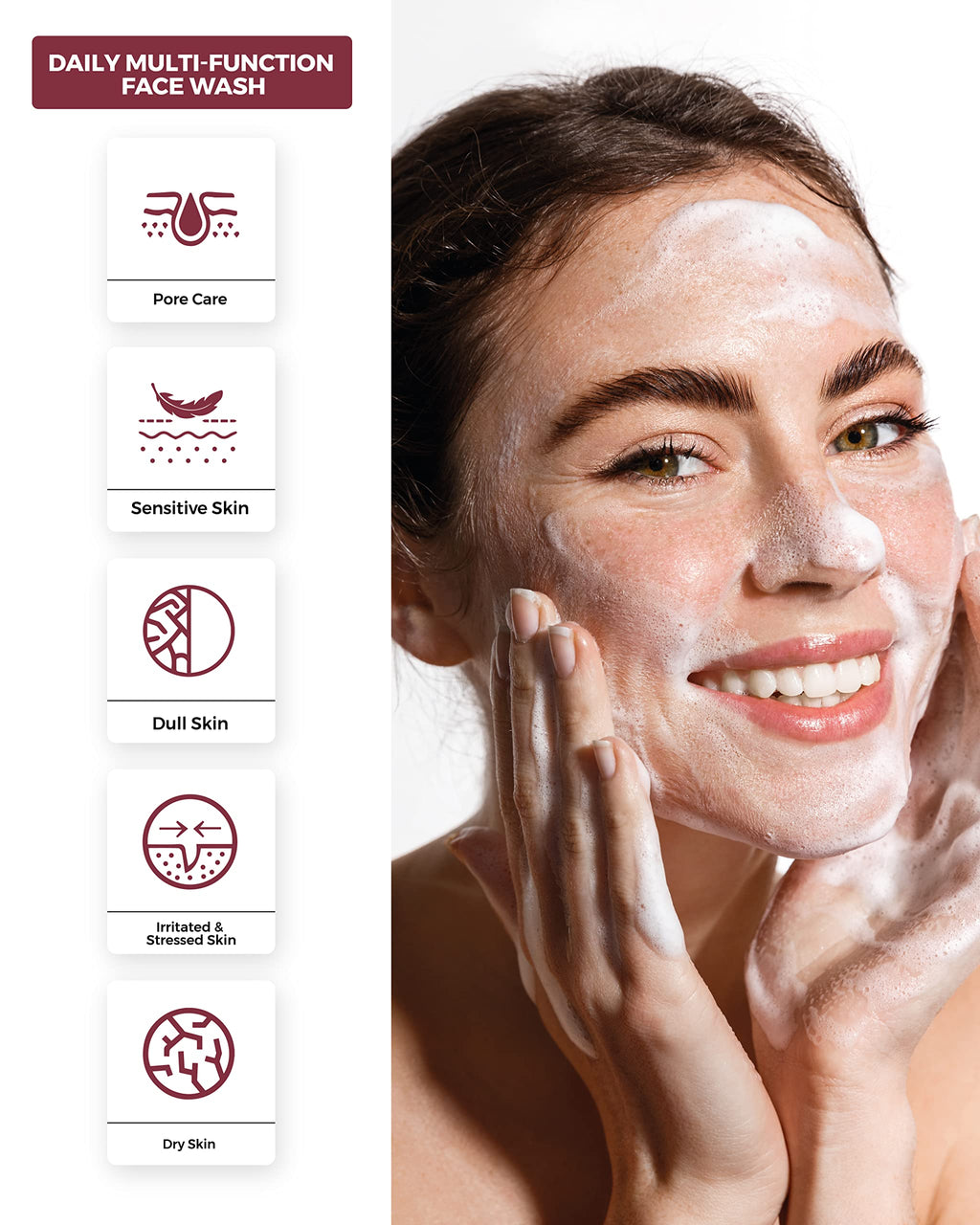 CENTELLIAN 24 Cleansing Foam with Centella Asiatica – Hypoallergenic Daily Face Wash | Gentle Exfoliating Cleanser (5.64 oz) by Dongkook Pharmaceutical