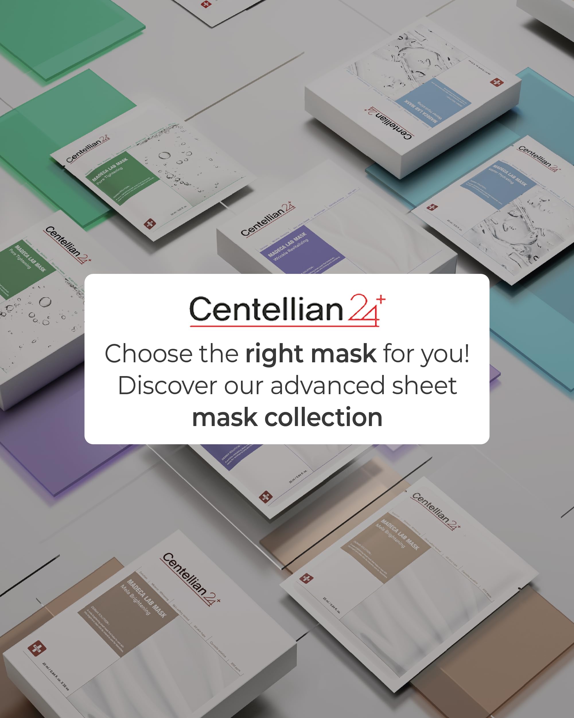 CENTELLIAN 24 Madeca Mask – Ultra Calming Sheet Mask for Sensitive Skin (24pc)