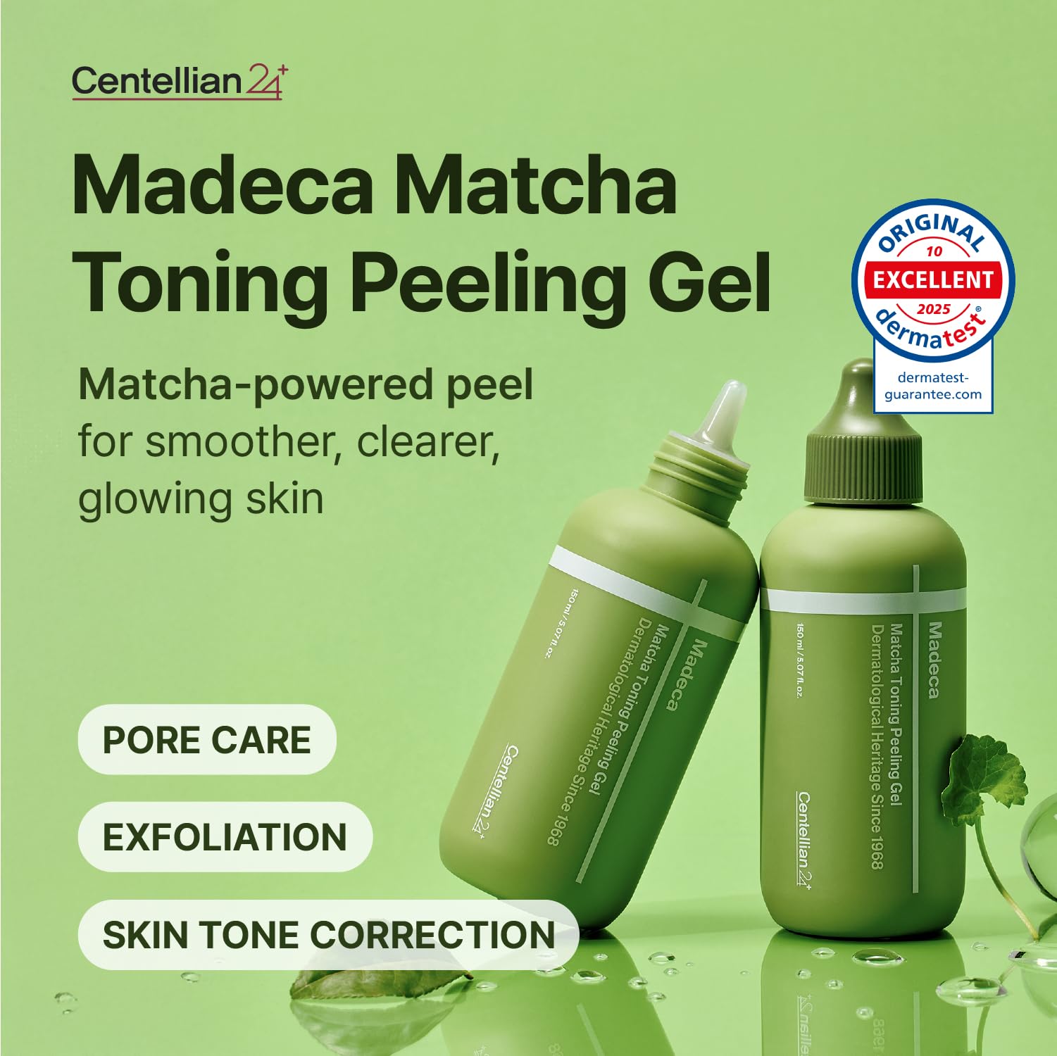 CENTELLIAN 24 Madeca Matcha Peeling Gel – Gentle Exfoliator for Face & Body (150ml)