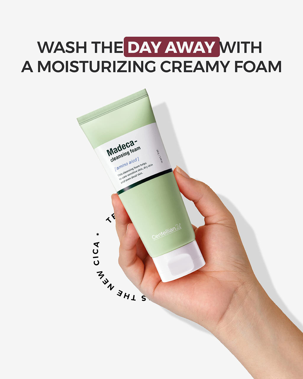 CENTELLIAN 24 Cleansing Foam with Centella Asiatica – Hypoallergenic Daily Face Wash | Gentle Exfoliating Cleanser (5.64 oz) by Dongkook Pharmaceutical