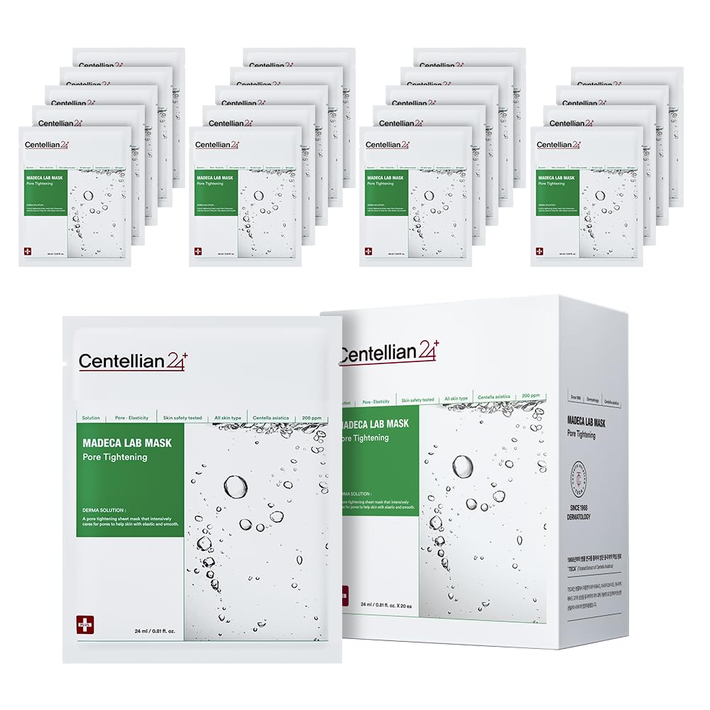CENTELLIAN 24 Madeca Mask – Pore Tightening Sheet Mask with TECA & Niacinamide (20 pc)